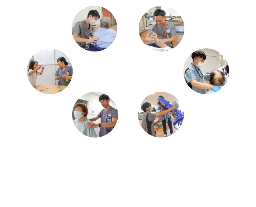 1周目は2ヶ月ごとに各診療科を経験。2周目以降は興味のある分野に軸足を置くか、さらに知見を広げるため半年～1年ごとに異動も可能です。